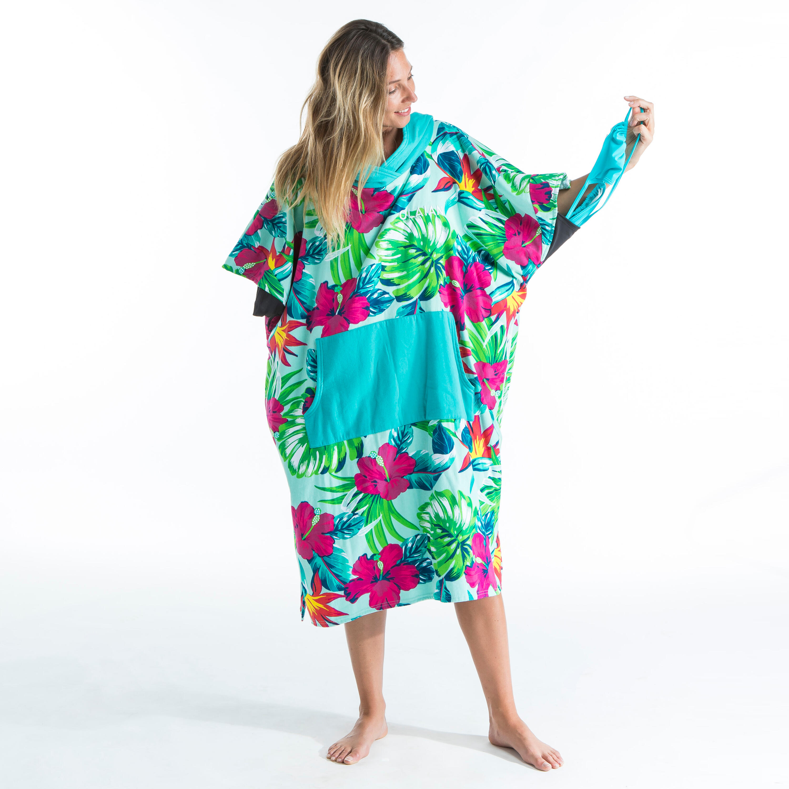 PONCHO SURF 500 ADULT Stampa Bora