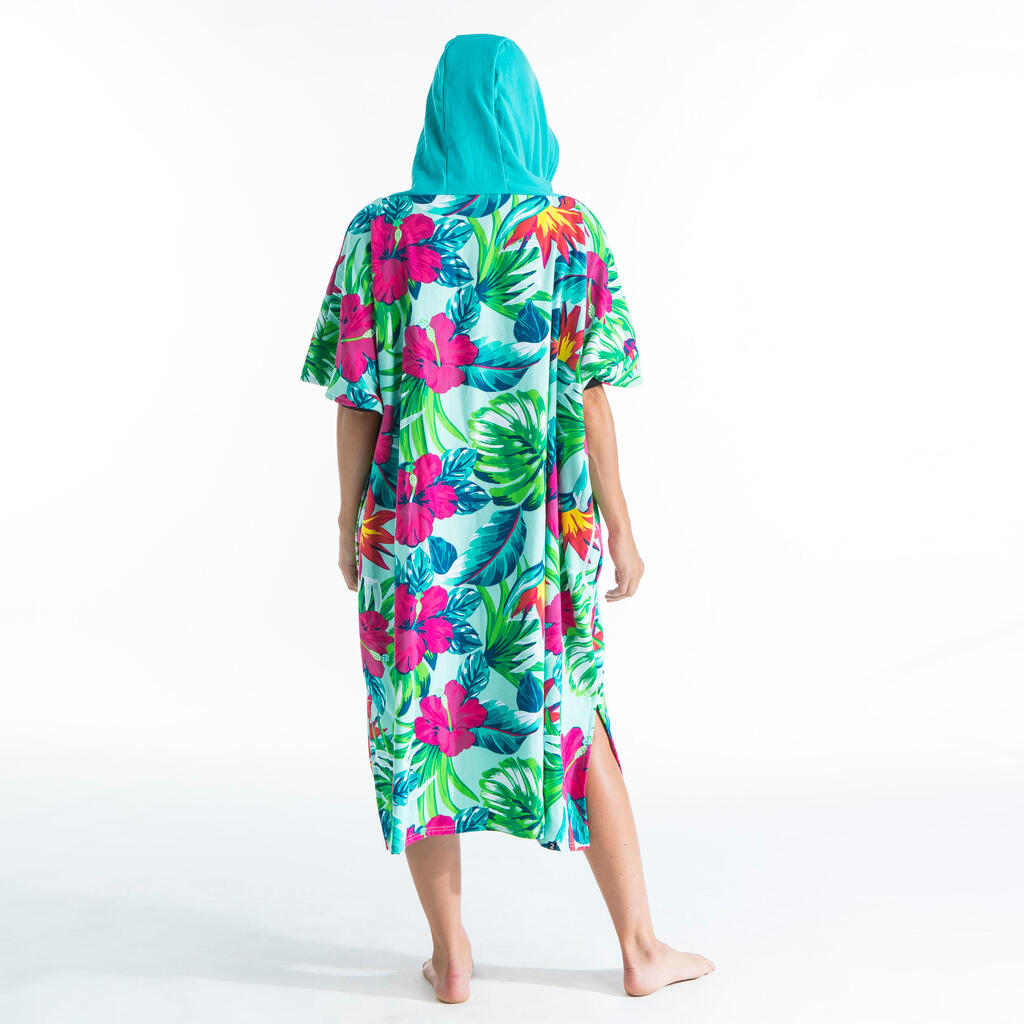 ADULT SURF PONCHO 500 Print - Bora