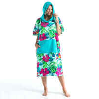 ADULT SURF PONCHO 500 Print - Bora