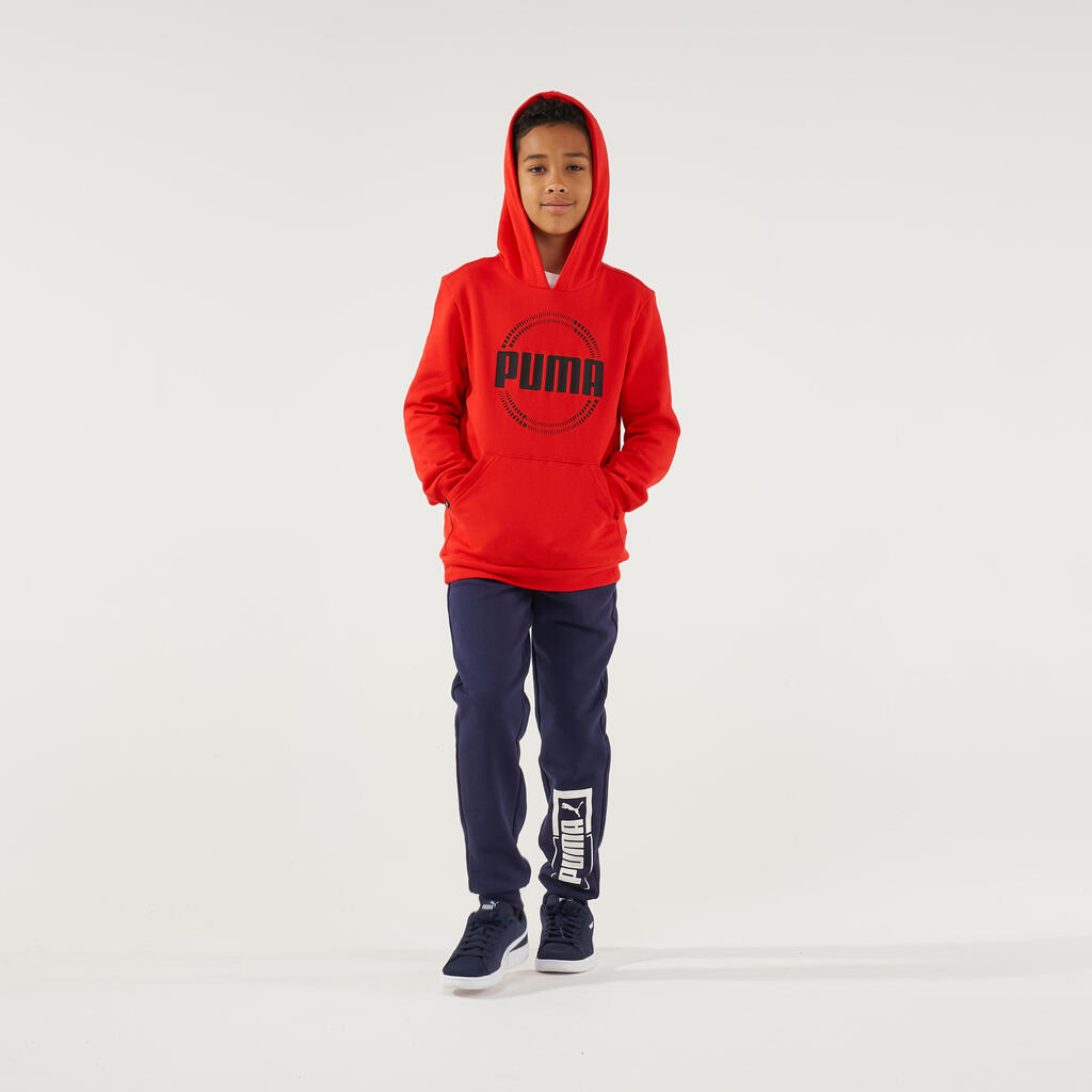 Crveni duks sa kapuljačom sa Puma printom