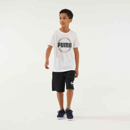 
      Boys' T-Shirt - White Print
  