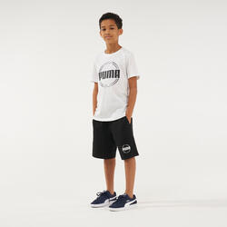 Pantalón corto short Puma gimnasia niño y niña negro