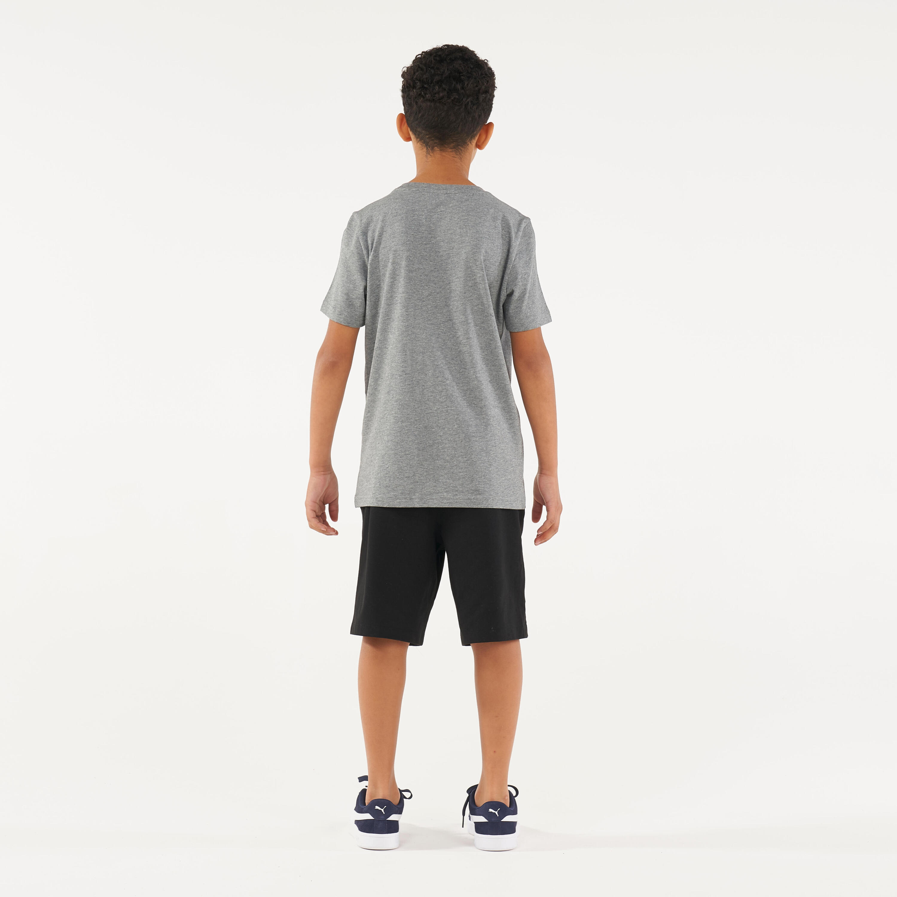 t-shirt gris garçon imprimé PUMA 2/4