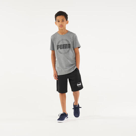 t-shirt gris garçon imprimé PUMA