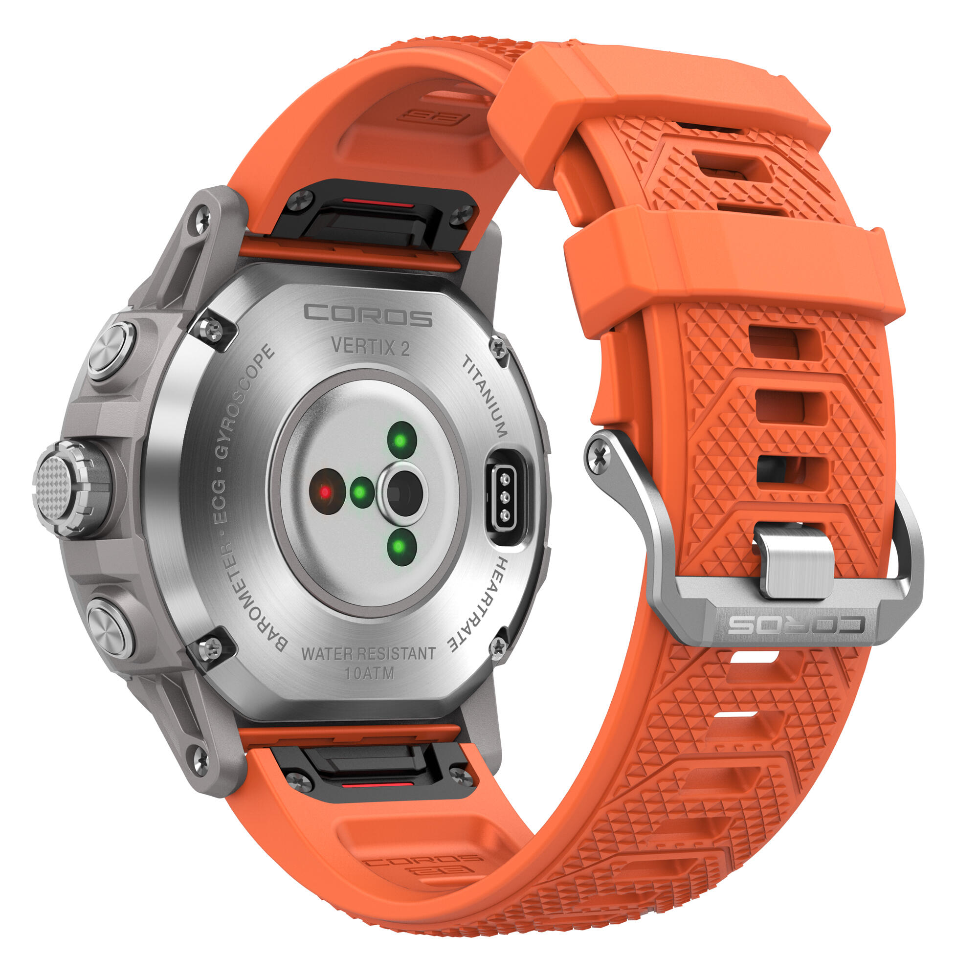 GPS cardio running adventure smart watch - COROS VERTIX 2 Orange 4/5