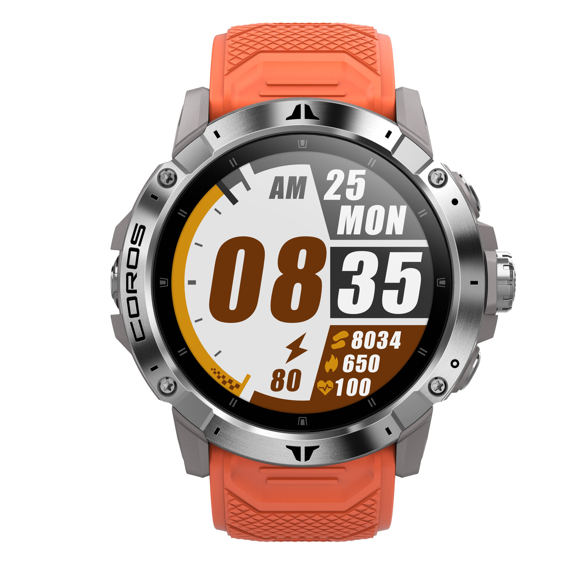 Ceas Smartwatch GPS cardio COROS VERTIX 2 Portocaliu alergare  Accesorii mers si alergare