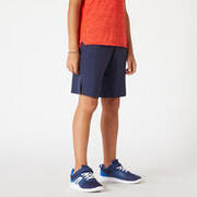 Boys' Breathable Gym Shorts W500 - Navy Blue
