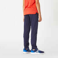 Kids' Warm Breathable Jogging Bottoms S500 - Navy