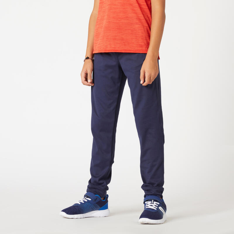 Warme en ademende joggingbroek voor kinderen S500 marineblauw