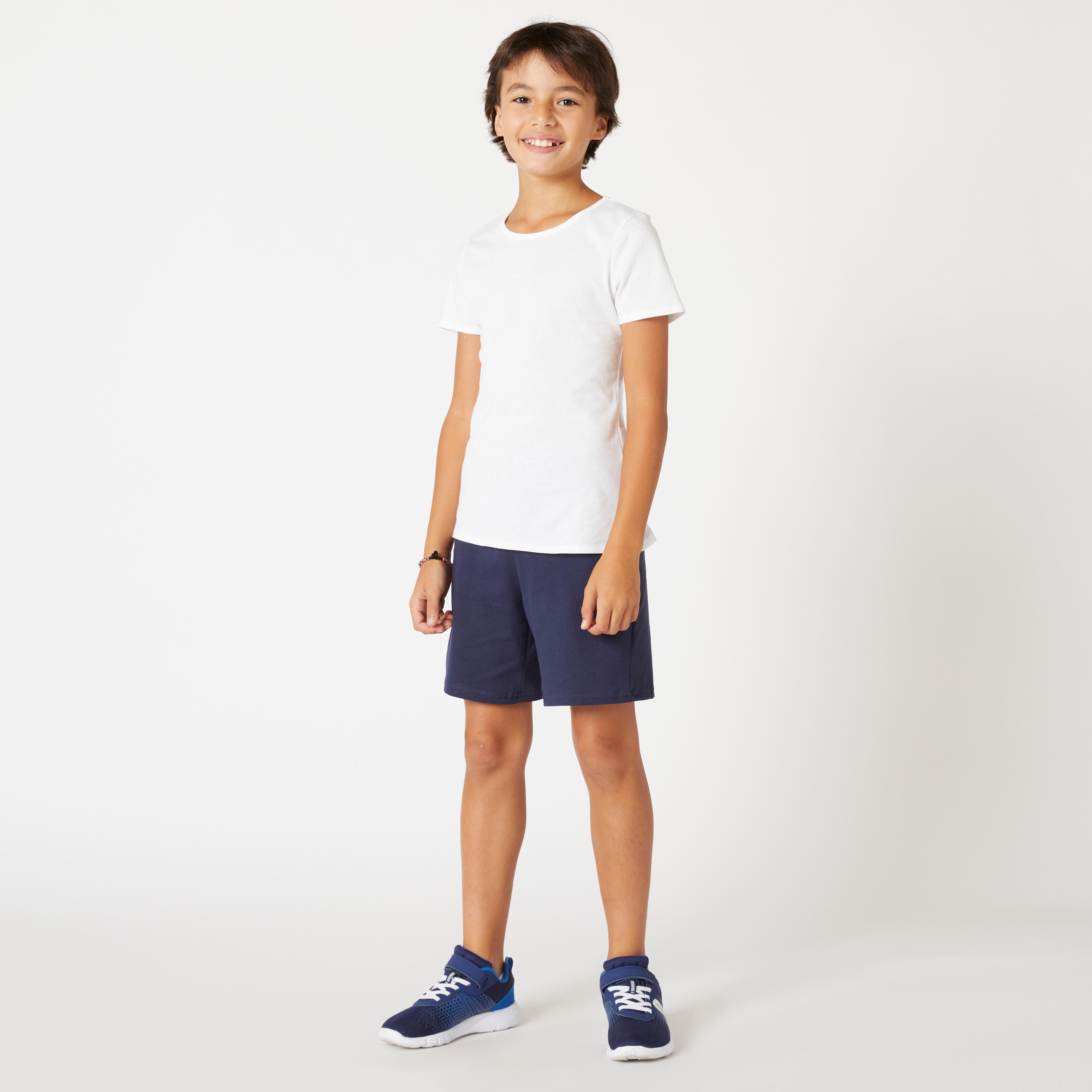 Kids Basic Cotton T-Shirt  - White