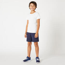 T-shirt enfant mixte en coton - blanc