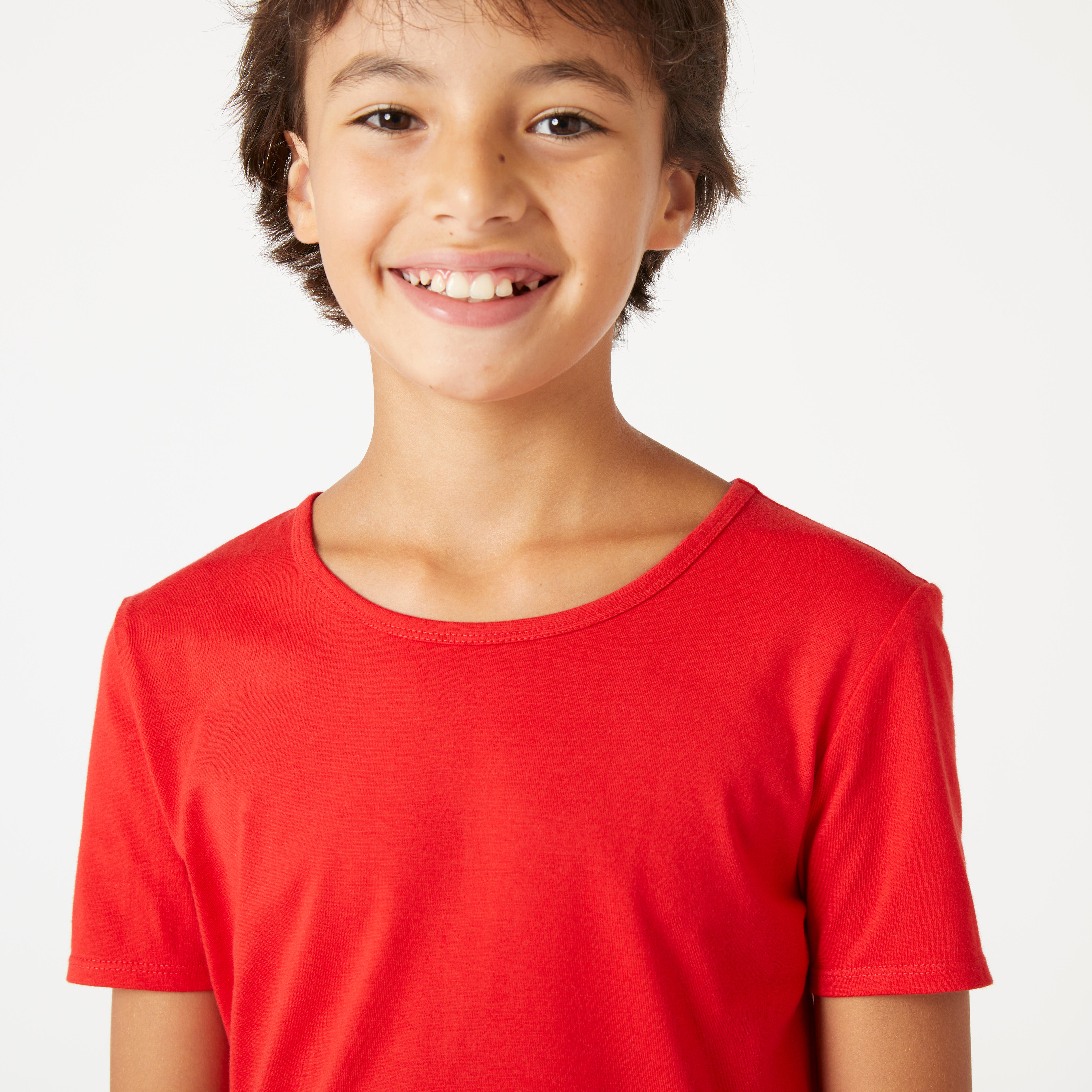 Kids Basic Cotton T-Shirt - Red