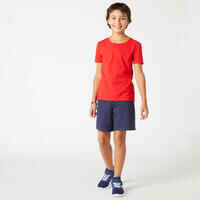 T-Shirt Kinder Baumwolle Basic 100 - rot