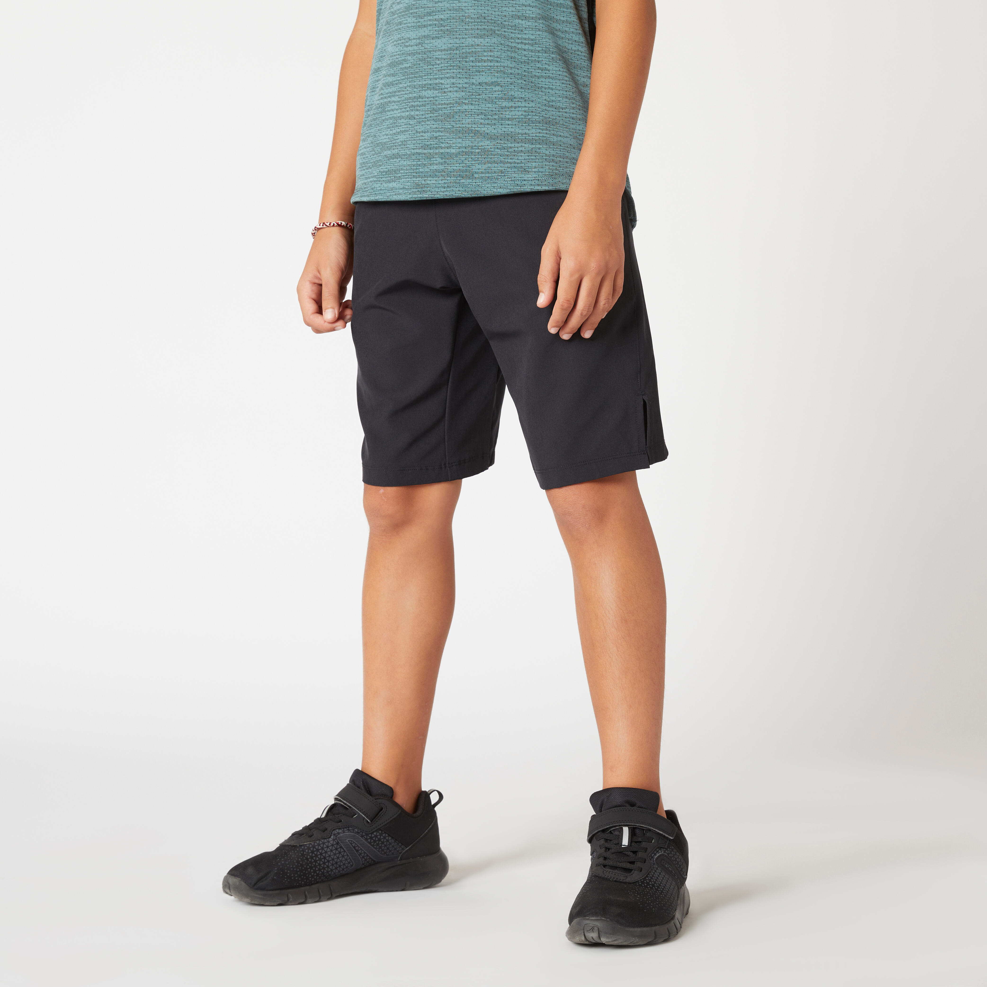 Boys' Breathable Gym Shorts W500 