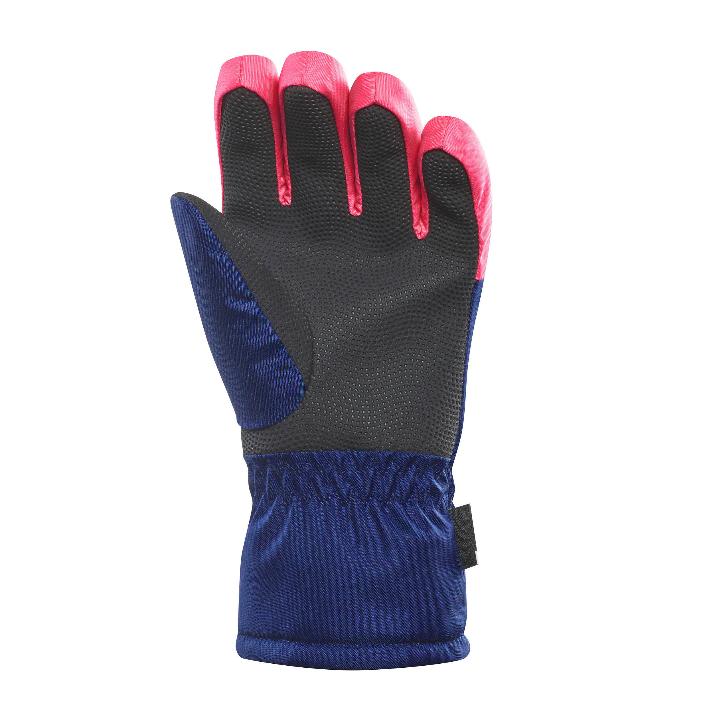 Children's Ski Waterproof and Warm Gloves 100 - blue  and neon pink  -  3