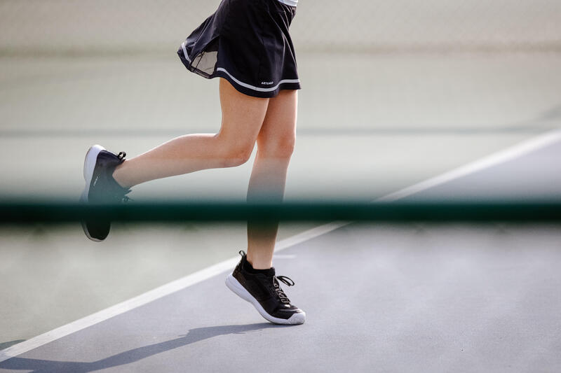 Jupe de tennis fille - TSK900 gris