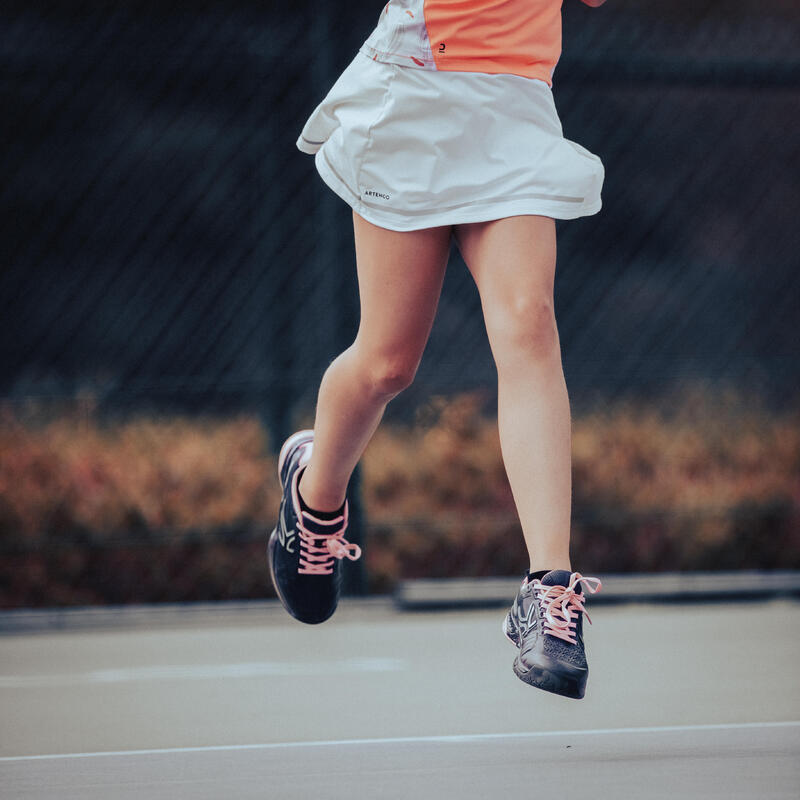 女孩款網球短裙 TSK900－米白色