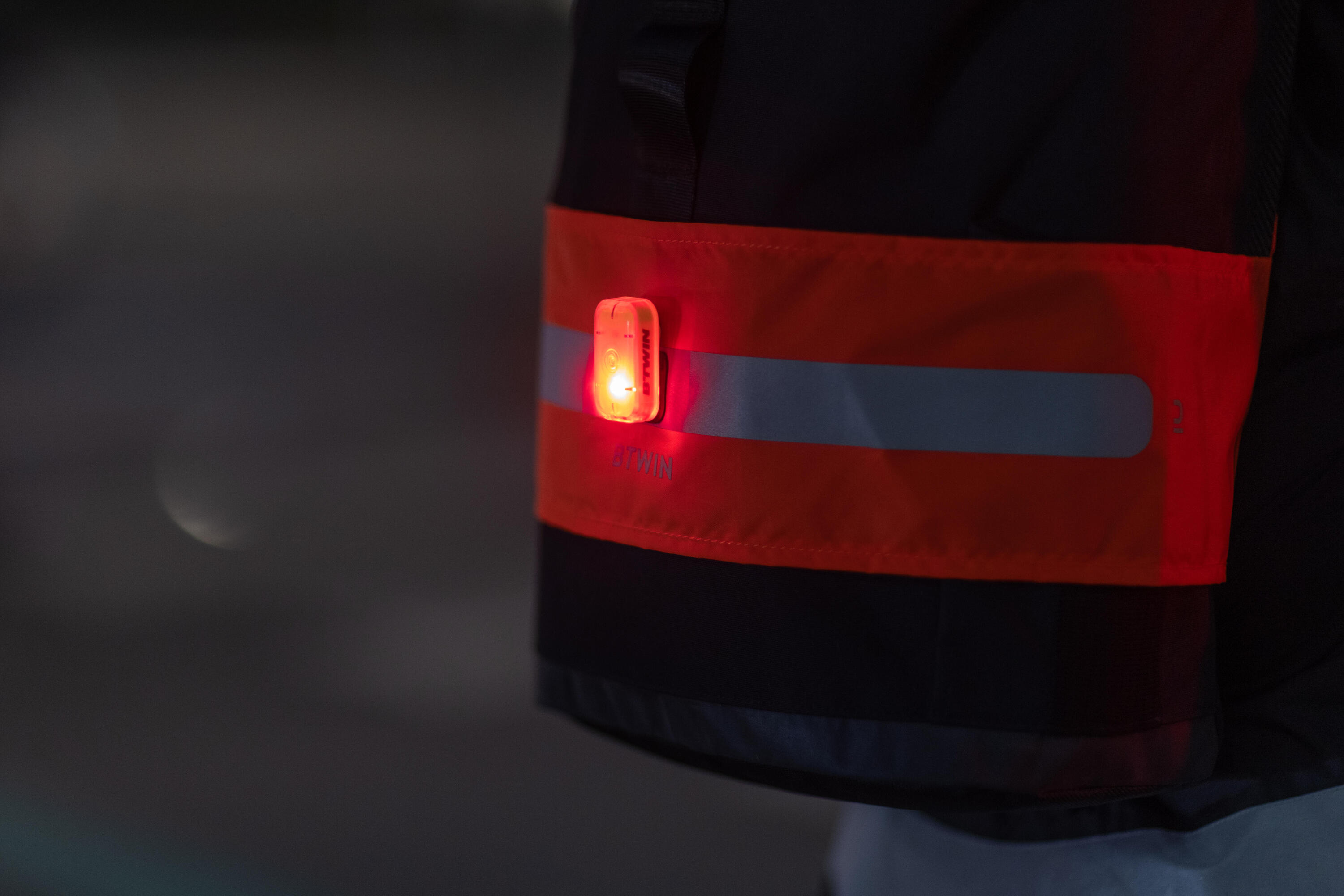 Přední/zadní LED světlo na kolo CL500 CLIP USB černé 12/12