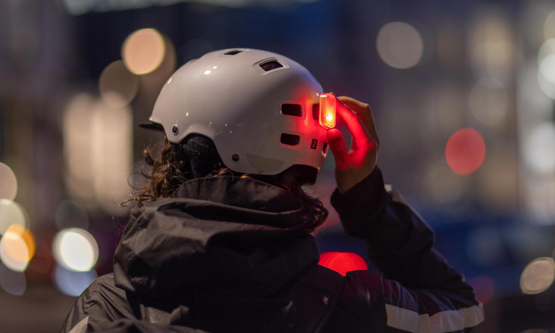 CASQUE VÉLO VILLE BOL 500  BLEU FONCE