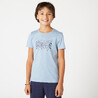 Boys' Basic Cotton T-Shirt - Blue Print