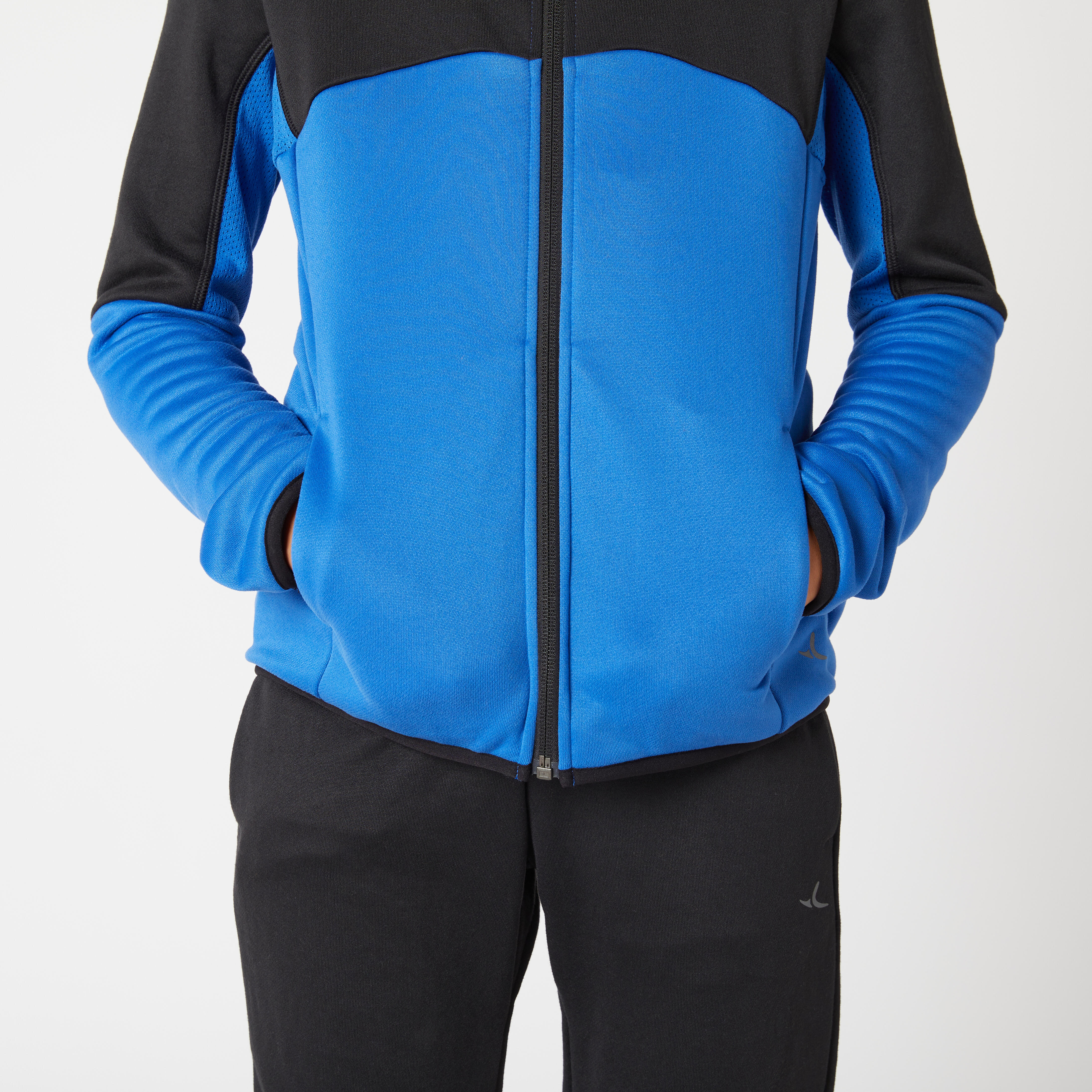 Kids’ Tracksuit - S 500 Blue/Black - DOMYOS