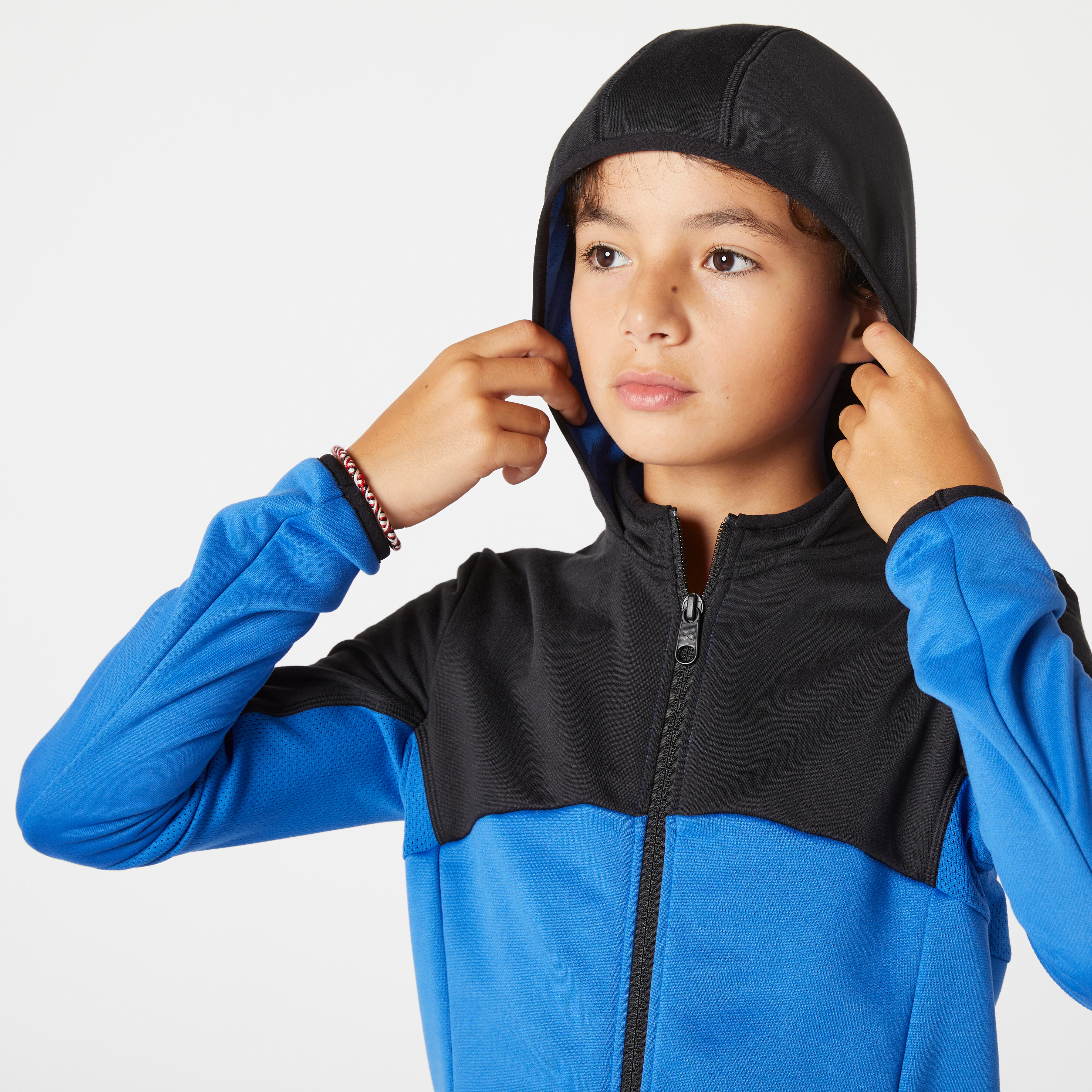 Kids’ Tracksuit - S 500 Blue/Black - DOMYOS