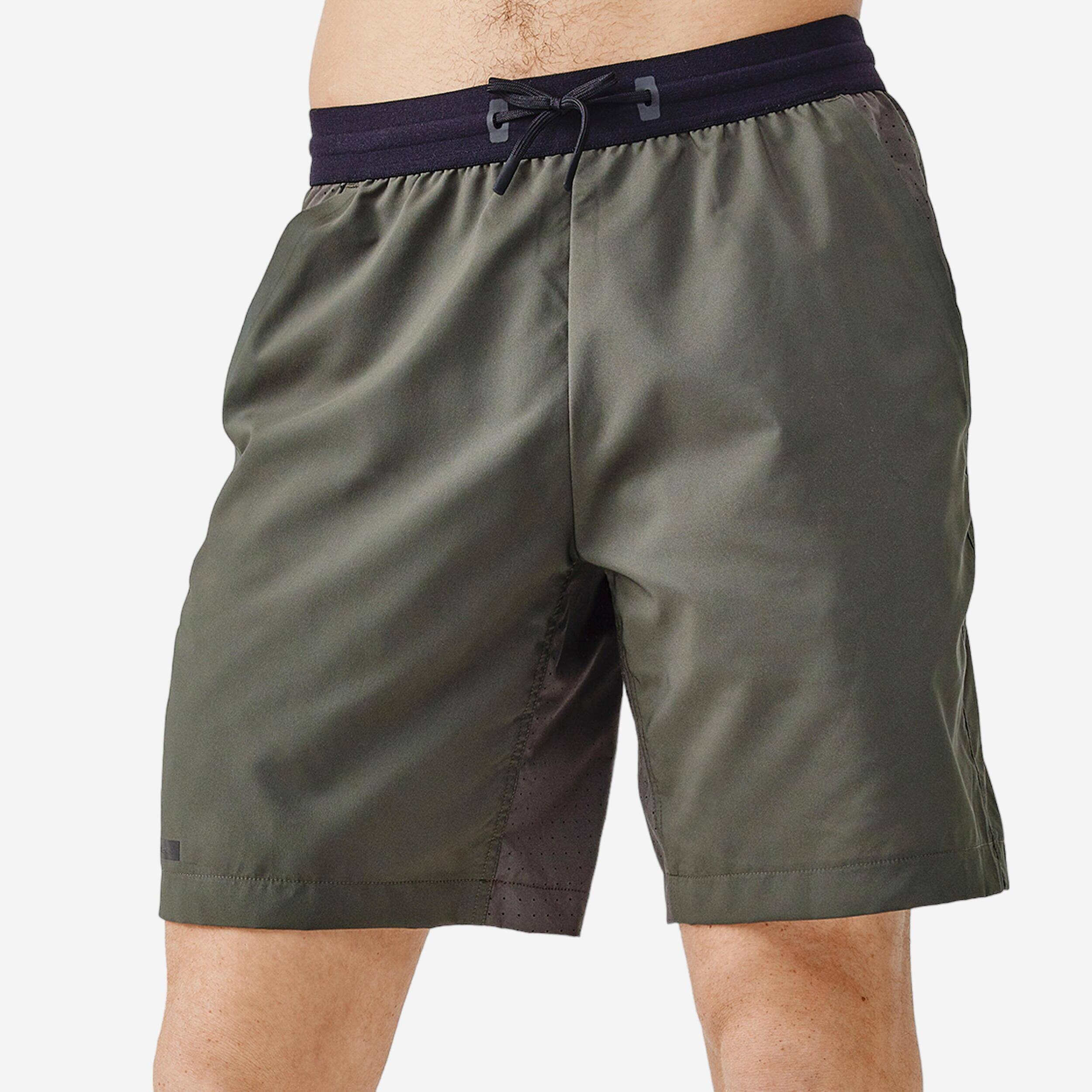 Men's Running Breathable Shorts Dry+ - olive black