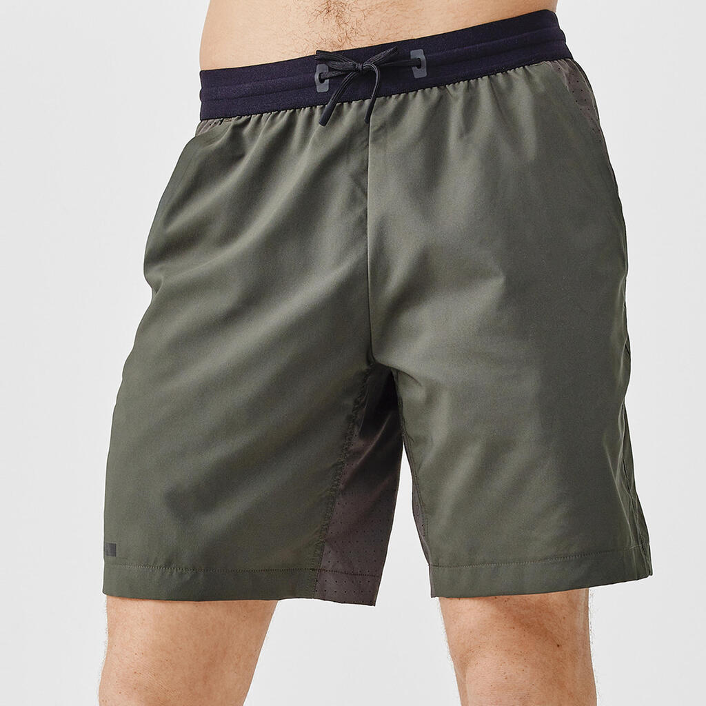 Dry + Men's Running Breathable Shorts - Grey