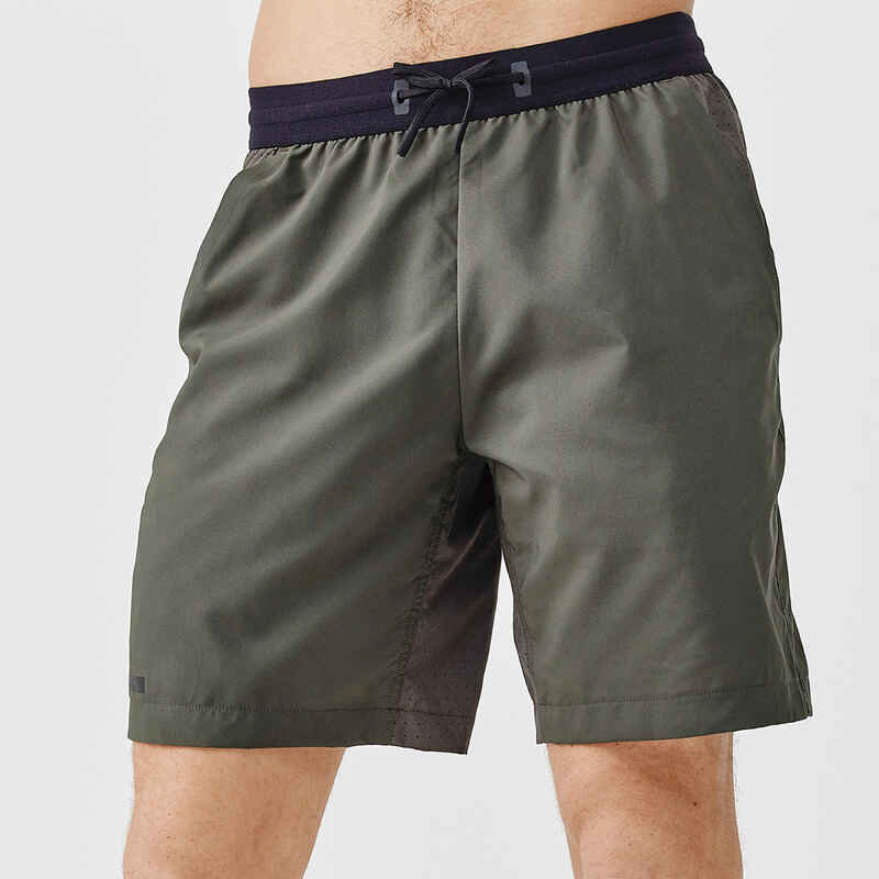 Men's Running Breathable Shorts Dry+ - olive black