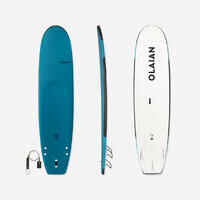 FOAM SURFBOARD 100 Reinforced 8'2" 100 L + Leash