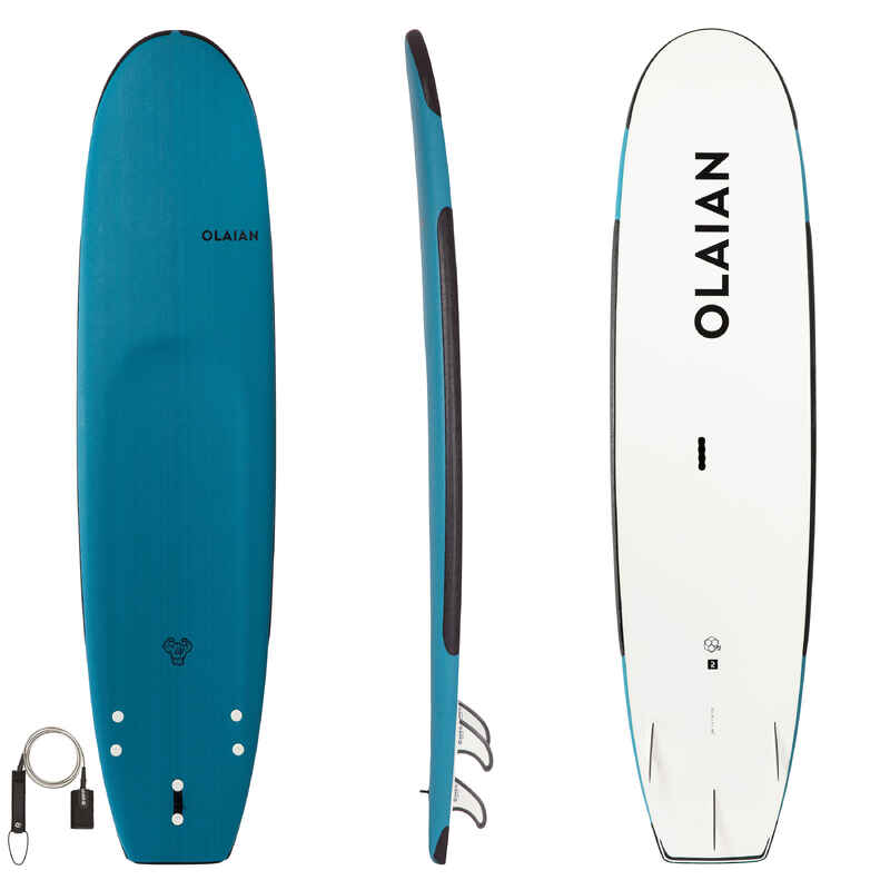 Surfboard Soft 100 Surfschule verstärkt 8'2" 100 L