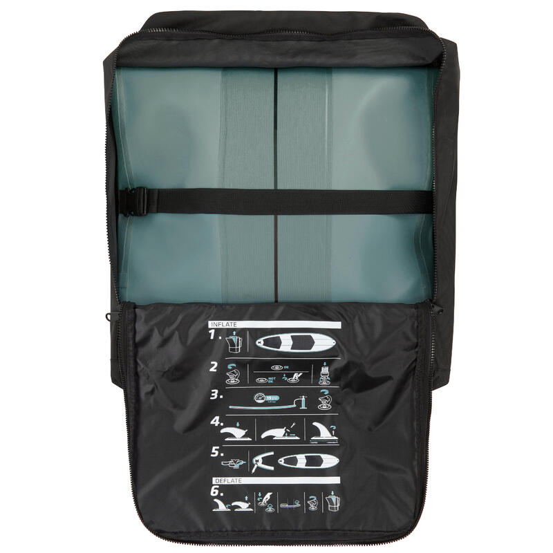 Placă gonflabilă surf 500 7'6" Compact (fără pompă și leash)