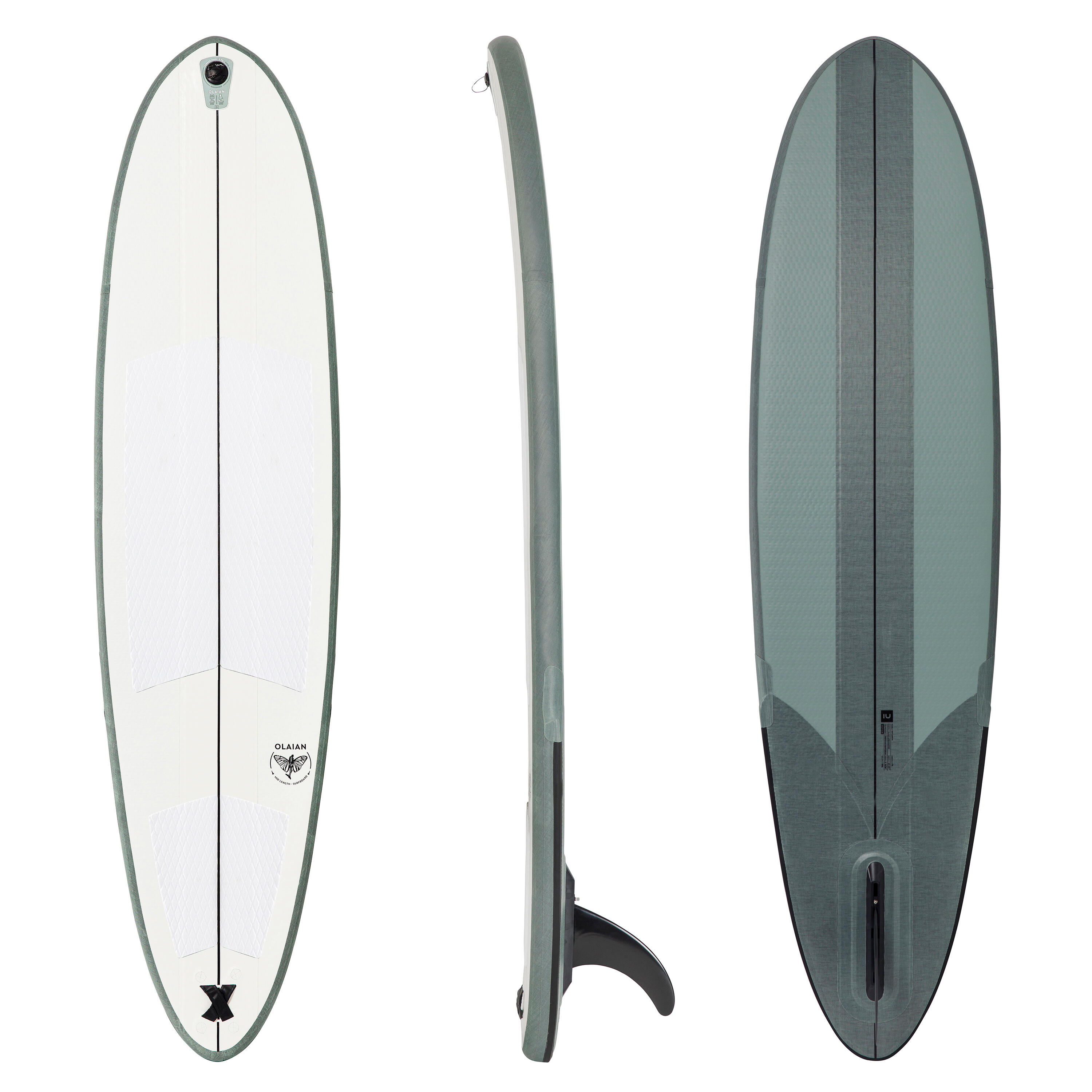 Placă gonflabilă surf 500 7’6″ Compact (fără pompă și leash)