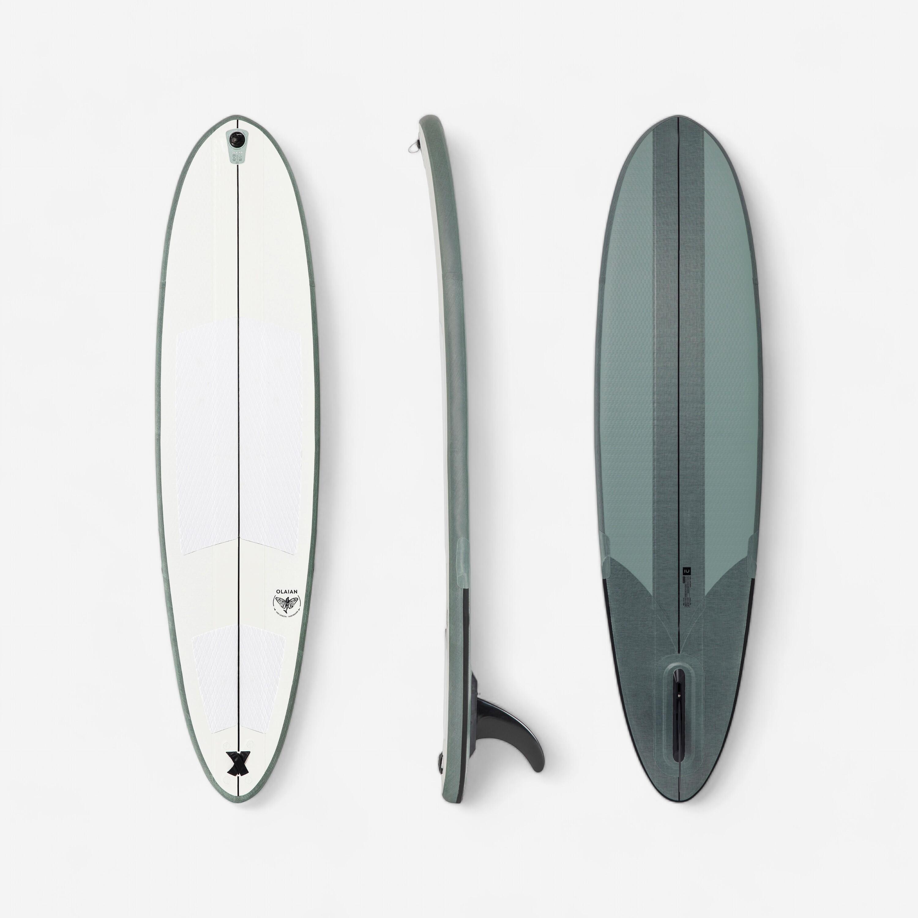 Olaian - Surf 500 Compact Gonflable 7'6" .(sans Pompe Et Sans Leash ) - Planche De Surf - Surf Bodyboard Ski Nautique - - Taille Unique - Decathlon