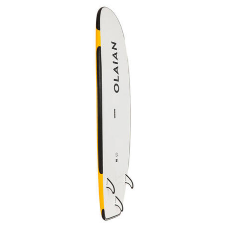 SURF MOUSSE 100 renforcé 7'5" 80 L - livré avec un leash