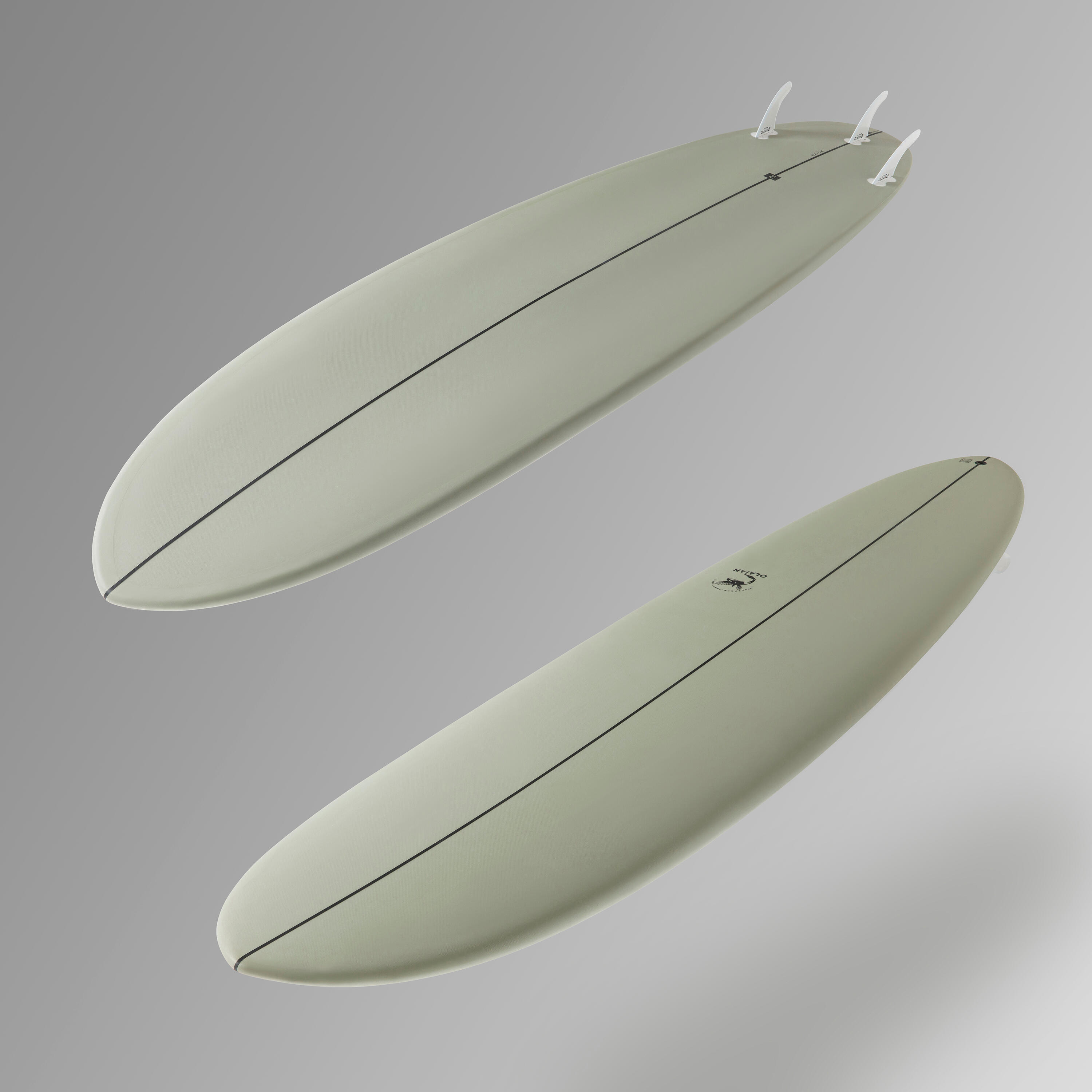 SURFBOARD 500 Hybrid 8' with 3 Fins. 3/16