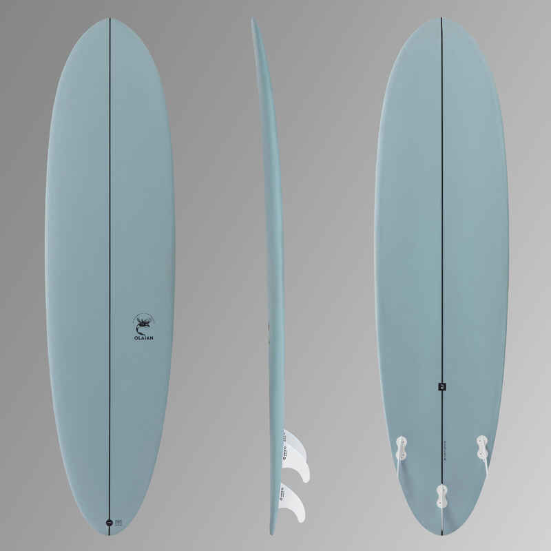 Surfboard 500 Hybrid 7' inklusive 3 Finnen.