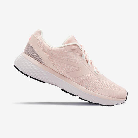 Кроссовки для бега женские бледно-розовые RUN SUPPORT