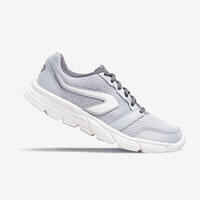 KALENJI RUN 100 WOMEN'S RUNNING SHOES - GREY