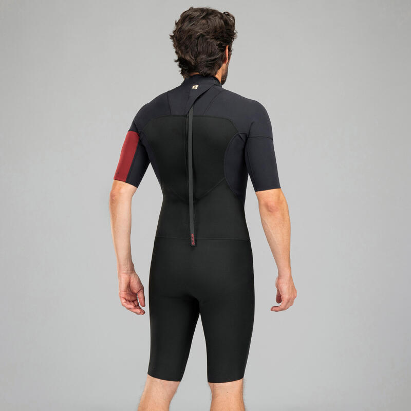 Pánský krátký neopren na surf strečový 500 1,5 mm