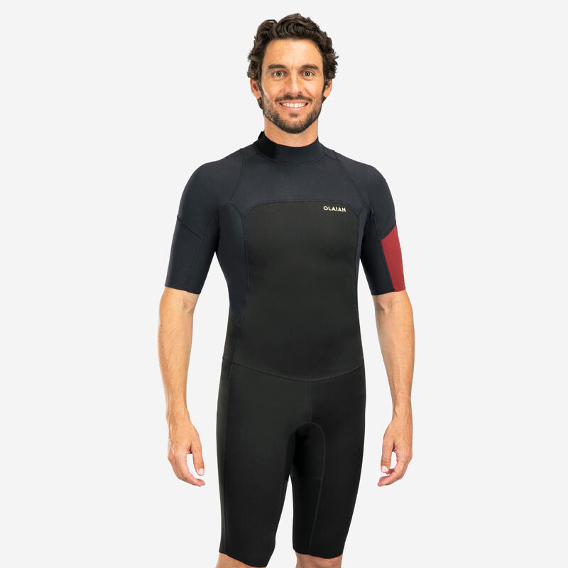 Pánský krátký neopren na surf strečový 500