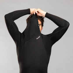 Men's Surfing Neoprene Long Sleeve No Zip Shorty Wetsuit 900 1.5 mm - Black