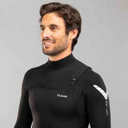 Ανδρική μακρυμάνικη στολή Surf 900 χωρίς φερμουάρ από νεοπρένιο 1,5 mm - Μαύρο