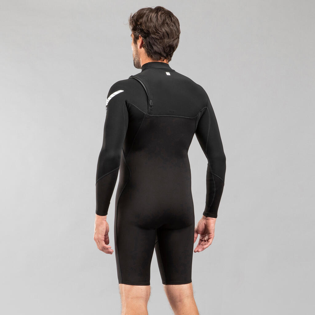 Vīriešu garpiedurkņu neoprēna īsais sērfošanas hidrotērps bez rāvēj. “900”,1,5mm