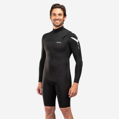 Muta shorty surf uomo 900 no zip neoprene 15 mm nera