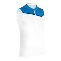 DEBARDEUR DE TRAIL RUNNING SANS MANCHES ZIP HOMME BLEU