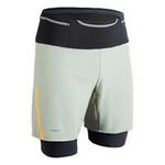Men's Comfort Trail Running Shorts/Tight Shorts - Khaki