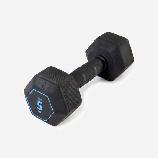 
      Cross Training And Bodybuilding Hex Dumbbell 5 kg - Black
  