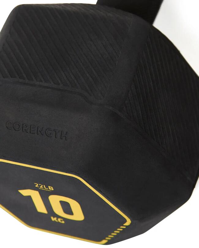 Hantel Cross- und Krafttraining sechseckig 10 kg