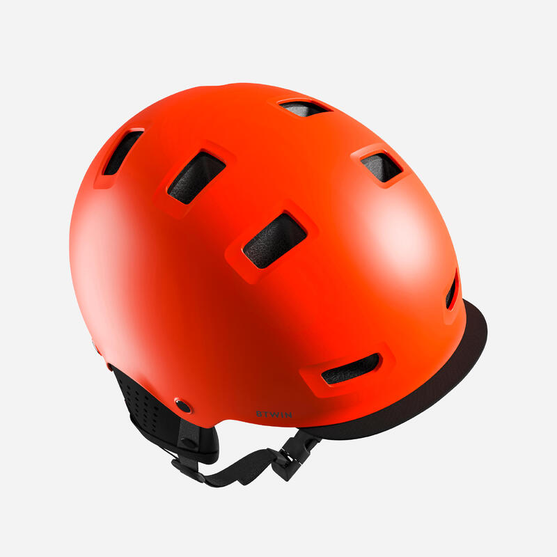 Helma na městskou cyklistiku 500 oranžová